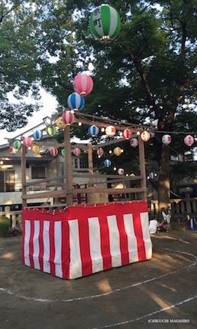 八幡神社夏祭り（撮影者:JM1WUA）